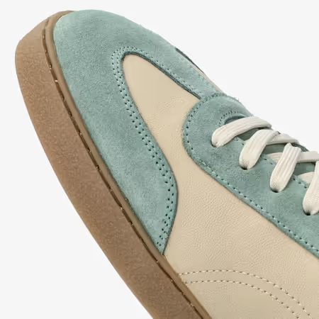 GROUNDIES PANAMA Beige/Sage green | Barefoot tenisky