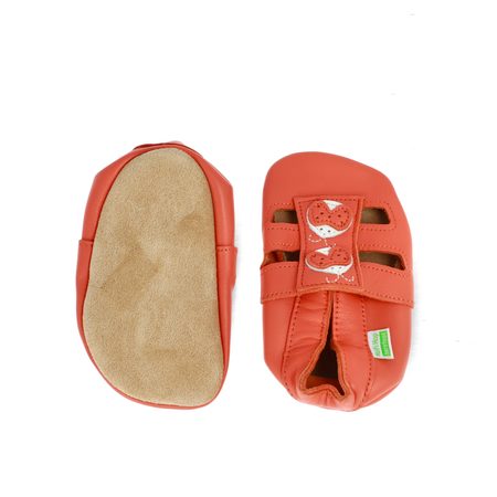 HOPI HOP KOŽENÉ BAREFOOT CAPÁČKY SANDÁLKY Peach Beruška | Dětské barefoot capáčky
