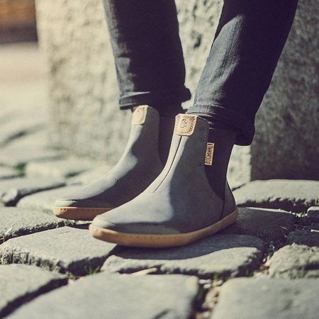DOGHAMMER TERRAR CHELSEA VEGAN Grey | Barefoot chelsea boty