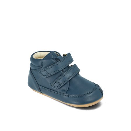 BUNDGAARD PREWALKER STRAP III Navy | Dětské první barefoot botičky