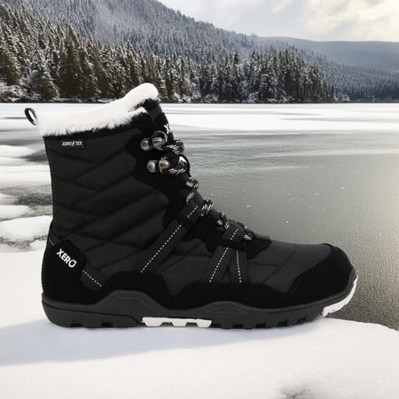 XERO SHOES ALPINE Black | Dámské zateplené barefoot boty