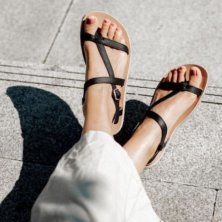 FRODDO SANDAL FLEXY W Black | Barefoot sandály
