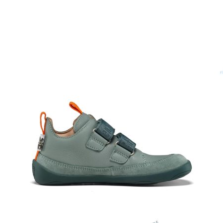 AFFENZAHN SNEAKER LEATHER BUDDY BUNNY Grey Blue | Dětské barefoot tenisky  6