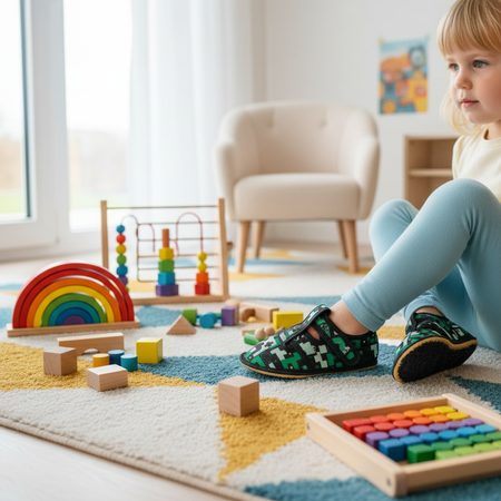 CRAVE Blocks | Children's barefoot slippers