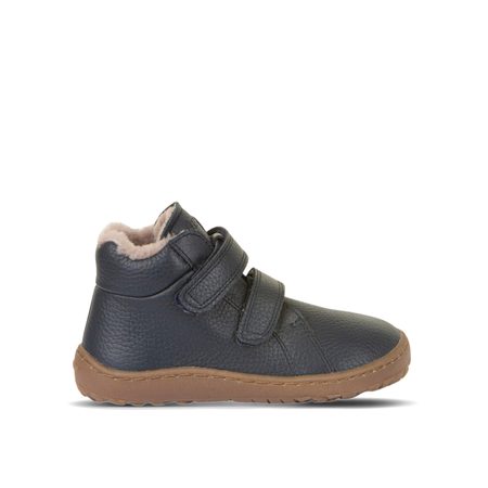 FRODDO KOTNÍČKOVÉ ZIMNÍ FURRY Blue | Dětské zimní zateplené barefoot boty