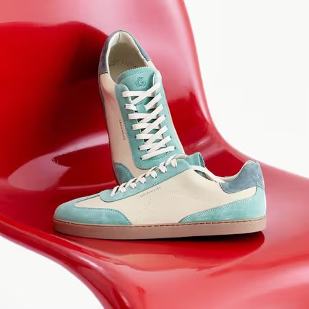 GROUNDIES PANAMA Beige/Sage green | Barefoot tenisky