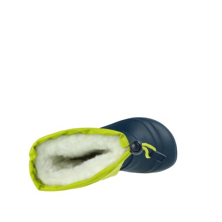 CRAVE SNOWSTORM Navy/Lime | Dětské zimní zateplené boty