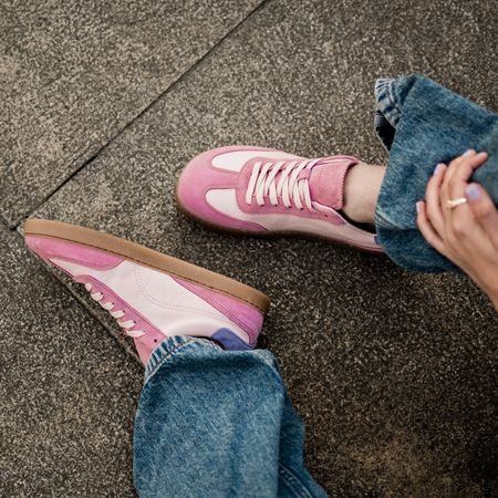 GROUNDIES PANAMA Pink/Orchid | Dámské barefoot tenisky