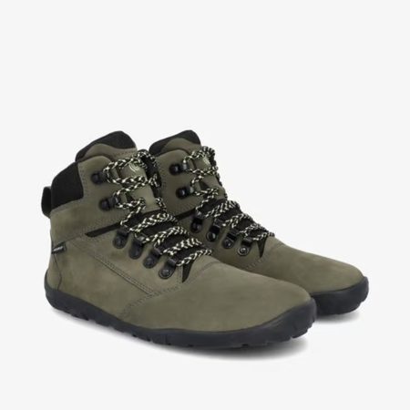 GROUNDIES PORTLAND Khaki | Barefoot pohorky