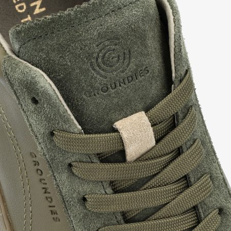 GROUNDIES PANAMA Khaki | Barefoot tenisky