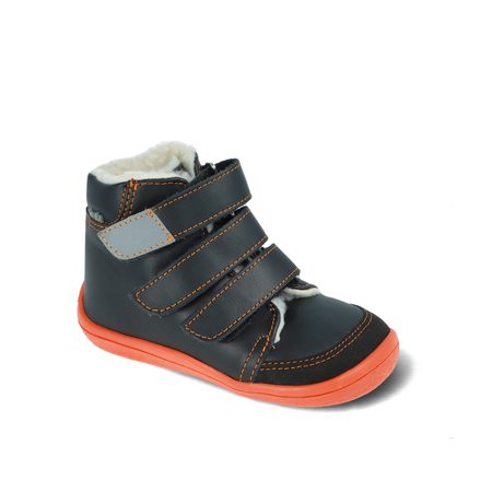 BEDA ZIMNÍ VYŠŠÍ Blue Mandarin | Dětské zimní zateplené barefoot boty