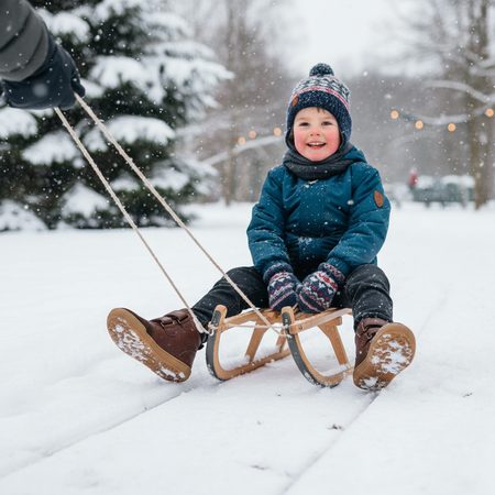CRAVE TALINN 2.0 Brown | Dětské zimní zateplené barefoot boty