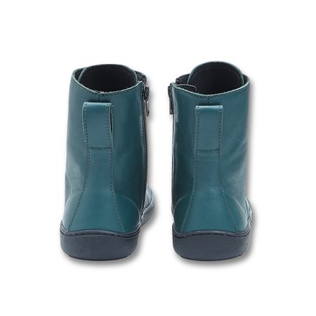 BAŤA ŠNĚROVACÍ KOTNÍKOVÁ OBUV Petrolejová | Dámské barefoot kotníkové boty