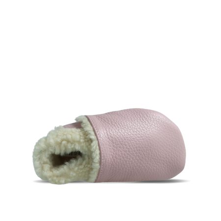 CRAVE CRAVITOS WINTER WOOL Světle růžové | Dětské zateplené barefoot capáčky