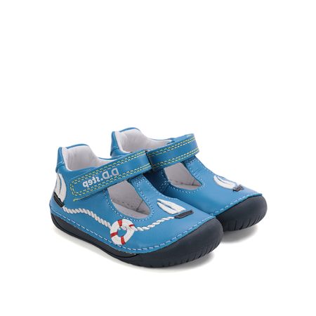 D.D.STEP H070-51434A SANDÁLY Blue | Dětské barefoot sandály
