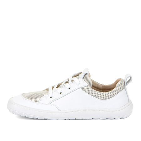 FRODDO TENISKY GEO LACES White | Sportovní barefoot tenisky