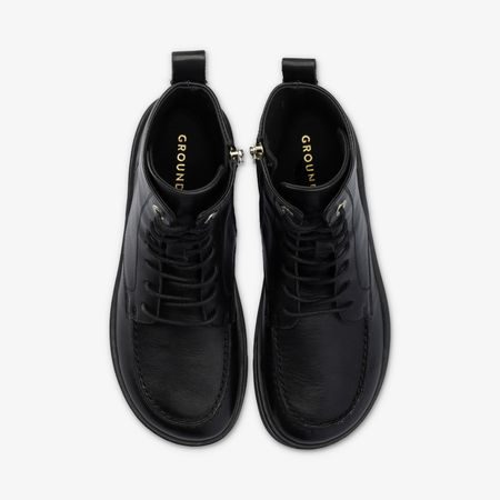 GROUNDIES ADELAIDE Black | Kotníkové barefoot boty