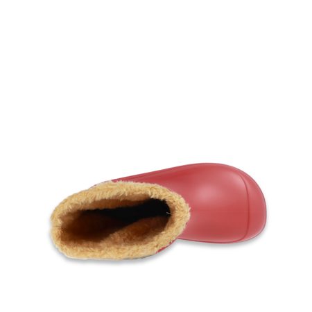 IGOR ZATEPLENÉ ZIMNÍ HOLÍNKY VERONA BORREGO Coral | Dětské barefoot holínky