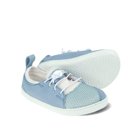 PEGRES TENISKY JUNIOR BF53 0.2 Modrá | Dětské barefoot tenisky