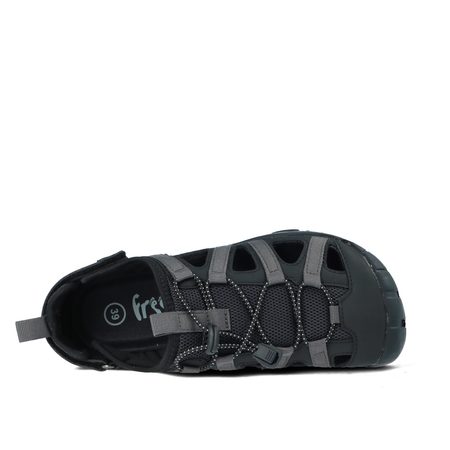 FREET ZENNOR Black Grey | Barefoot sportovní sandály