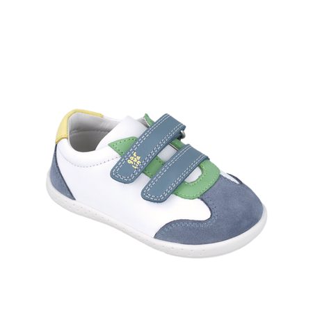 GARVALÍN TENISKY CASUAL White/Indigo | Dětské barefoot tenisky 3