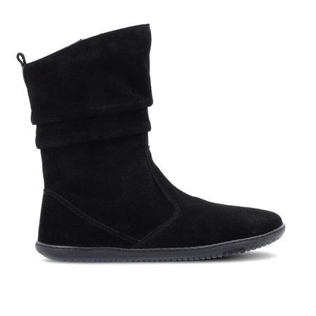 GROUNDIES ODESSA Barefoot+ Black | Dámské barefoot kozačky