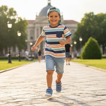 BIOMECANICS TENISKY WIDER CANVAS Jeans | Dětské barefoot tenisky