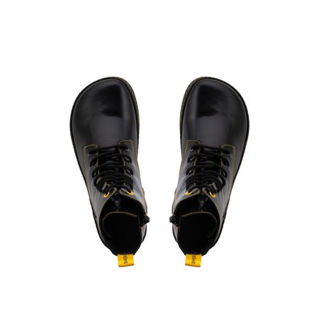 SHAPEN MAVERICK Black Yellow | Kotníkové barefoot boty