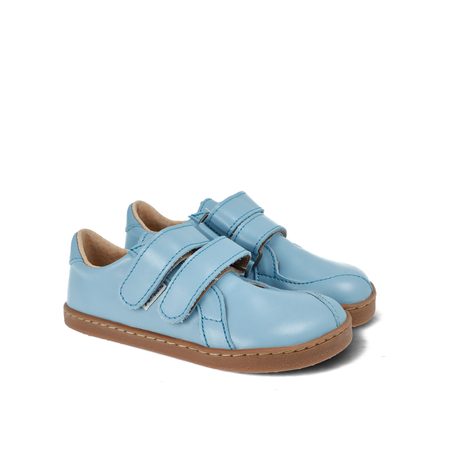 PEGRES CELOROČNÍ TENISKY BF54 0.1 Blue | Dětské barefoot tenisky