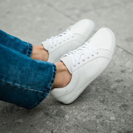 ANGLES LINOS White | Barefoot tenisky