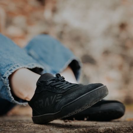 CRAVE CUPERTINO Black | Barefoot tenisky