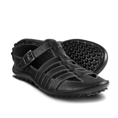 LEGUANO JARO černé | Pánské barefoot sandály