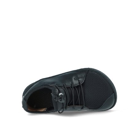 PEGRES TENISKY JUNIOR BF53 0.1 Black | Dětské barefoot tenisky