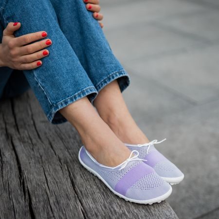 LEGUANO STYLE Lavenda | Dámské barefoot baleríny