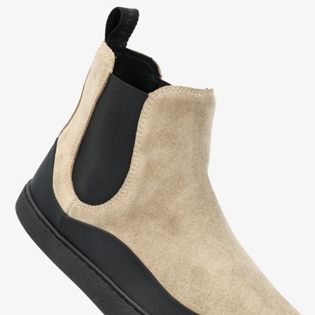 GROUNDIES SIENNA WOMEN Cappuccino Black | Dámské barefoot chelsea boty