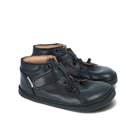 PEGRES CELOROČKY BF52 0.1 Black | Dětské celoroční barefoot boty