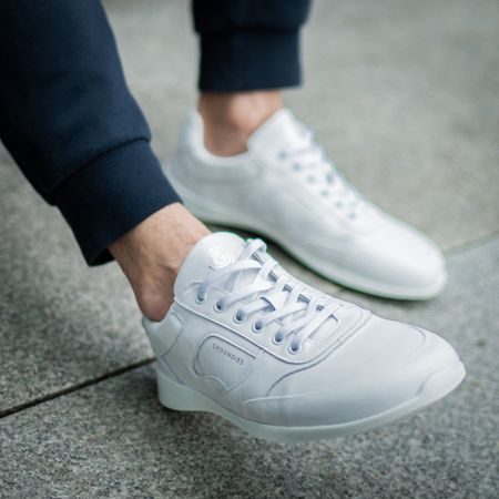 GROUNDIES NEW PORT White | Barefoot tenisk