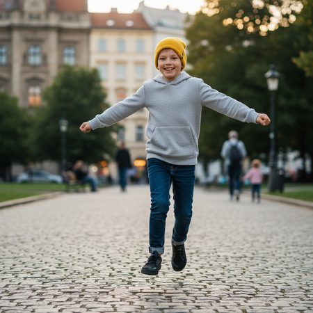 PEGRES TENISKY JUNIOR BF53 0.1 Black | Dětské barefoot tenisky