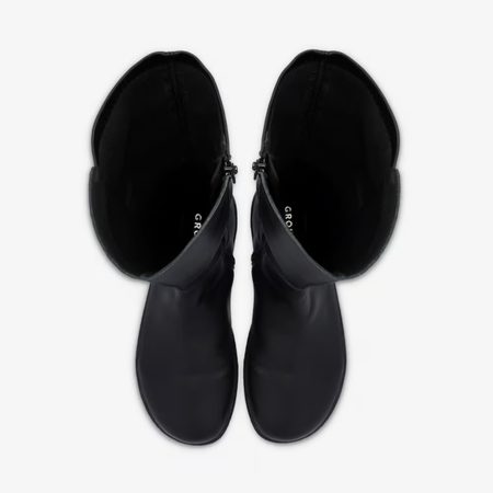 GROUNDIES MONA STRETCH Black | Dámské barefoot kozačky