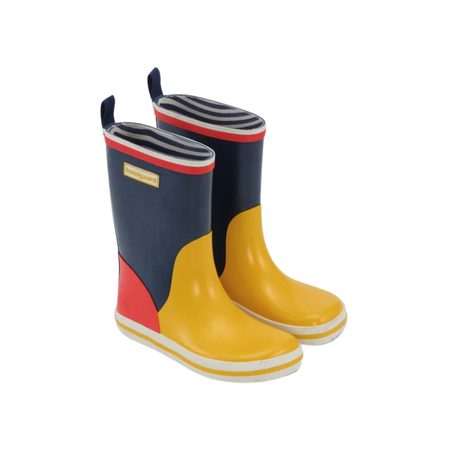 BUNDGAARD CLASSIC RUBBER BOOT Navy Multi Print  1