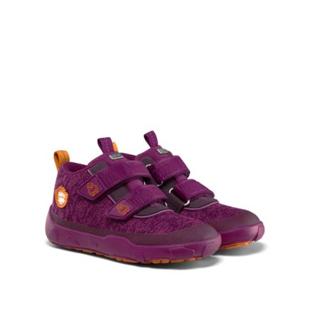 AFFENZAHN LOWBOOT KNIT HAPPY BIRD Berry Yellow 3
