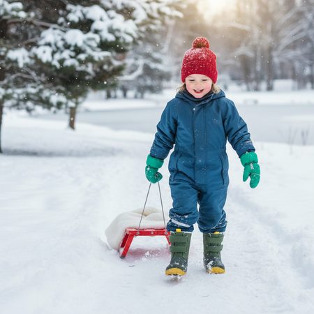 CRAVE BLIZZARD Green | Dětské zimní zateplené boty