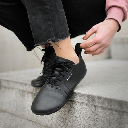 SALTIC SMART Black Nappa | Barefoot tenisky 6