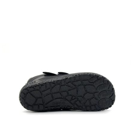 BEDA ZIMNÍ BFN 170070/W/MK/SO PLAYFUL JUST Black | Dětské zimní zateplené barefoot boty