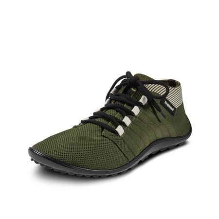 LEGUANO BEAT Olive | Barefoot tenisky