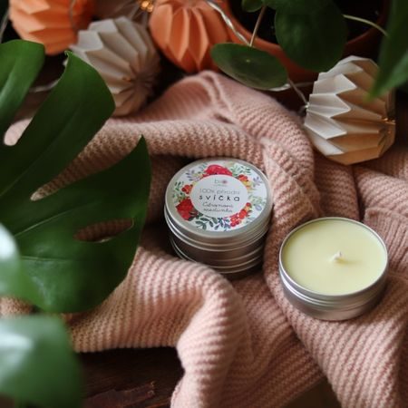 BIORYTHME EXTRAVAGANTNĚ PŘÍRODNÍ SVÍČKA Citronová meduňka 1