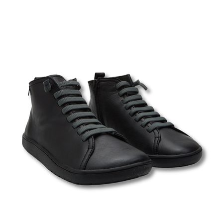 BAŤA ŠNĚROVACÍ KOTNÍKOVÁ OBUV Černá | Dámské barefoot kotníkové boty