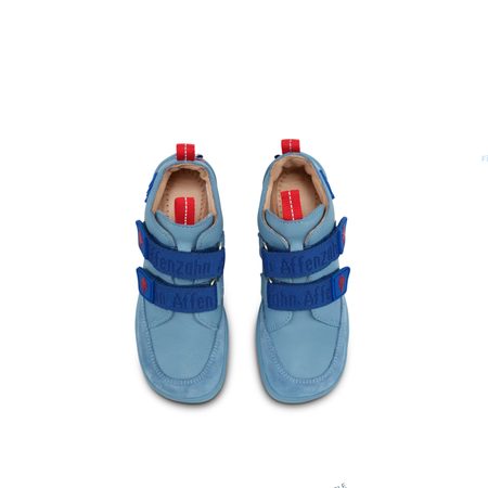 AFFENZAHN SNEAKER LEATHER BUDDY SHARK Blue | Dětské barefoot tenisky  5