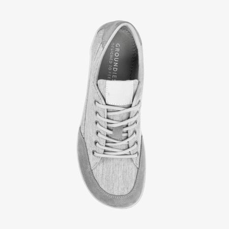GROUNDIES AMSTERDAM Women Light Grey | Dámské barefoot tenisky