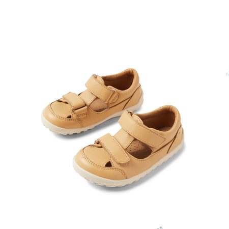 BOBUX ALPHA TROOP Oak Buff | Dětské barefoot sandály 3